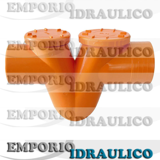 Sifone Monolitico MF da 100 PVC Arancio - Clicca l'immagine per chiudere